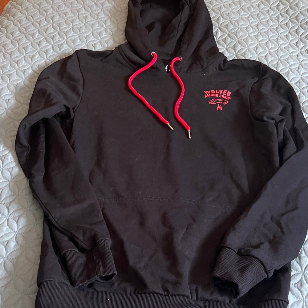 Kill Crew Black Hoodie with Red Accents